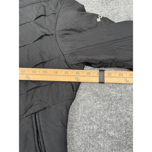 Columbia Titanium Jacket Small Womens Black Interchange Insulated Omni Heat - Picture 16 of 16
